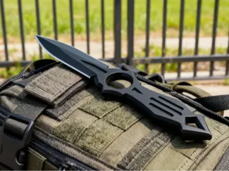 Black Domain Ring Blade · Tactical Dark Thrower