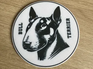 English Bull Terrier Coaster