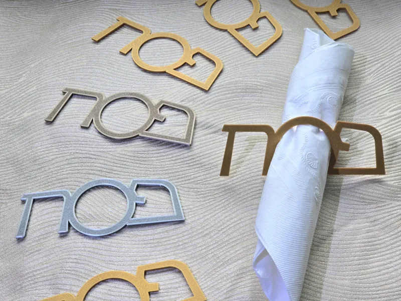 Pesach/Passover napkin rings