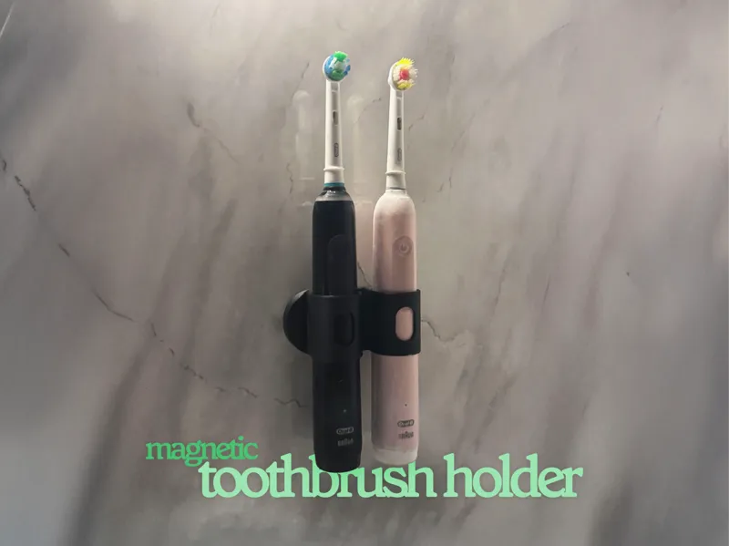 Magnetic Toothbrush Holder (OralB / Wall-Mounted)