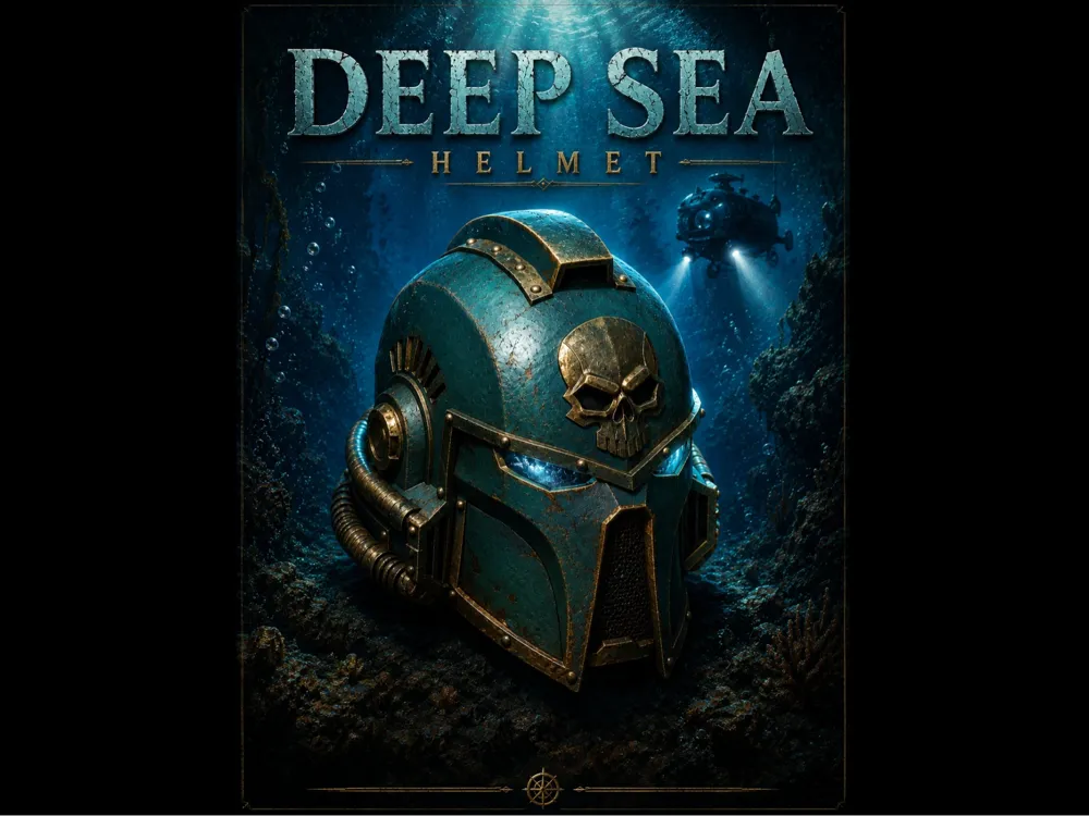Pieza para disfraz o exhibición: Deep Sea Helmet. Referencia del modelo original.