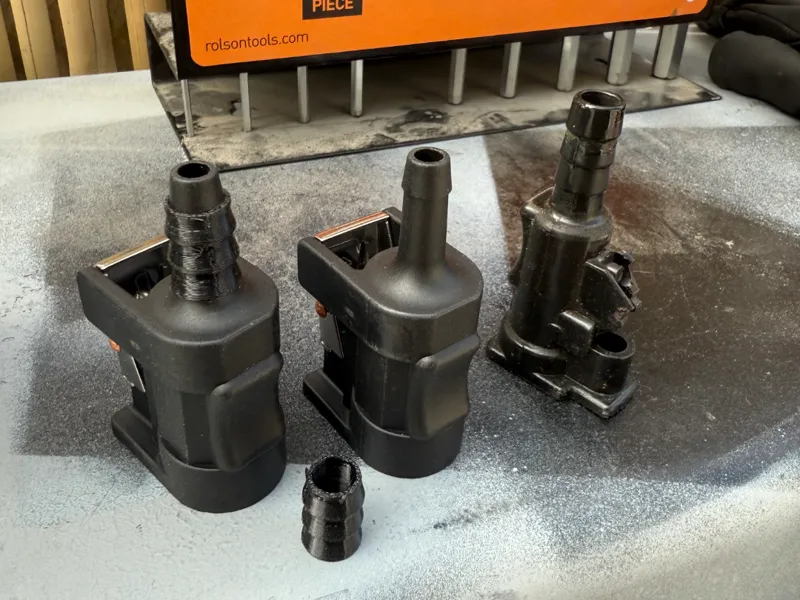 7mm fitting to 10mm pipe adapter TPU