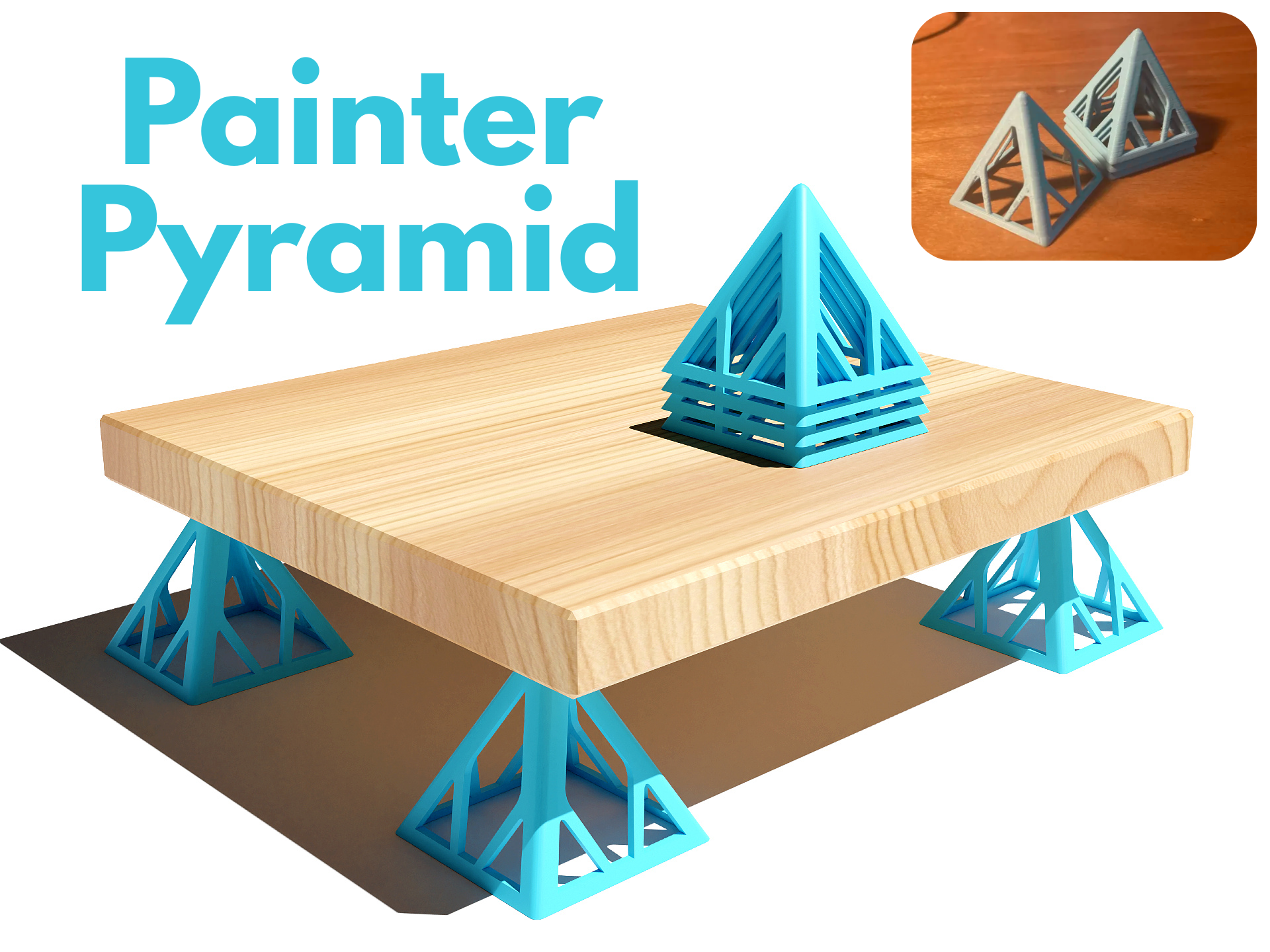 Stackable Painter's Pyramid