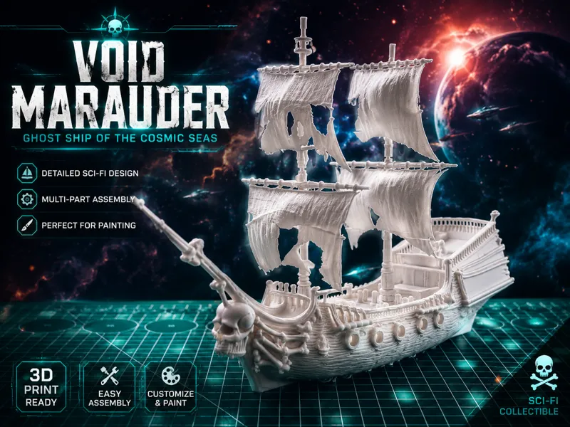 Void Marauder – Ghost Ship of the Cosmic Seas