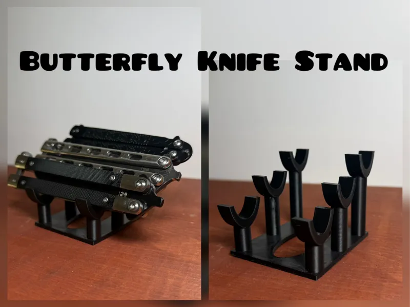 Butterfly Knife Stand