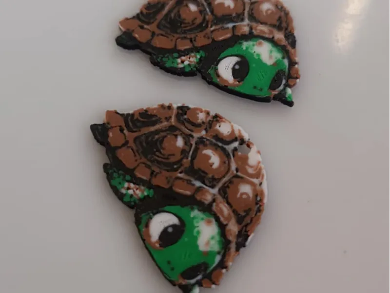 boucle d'oreille tortue so cute