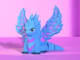 Артикулирана фигурка на дракон с криле