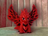 Артикулирана фигурка на дракон с криле