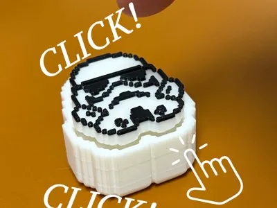 8 Bit Storm Trooper Fidget Clicker