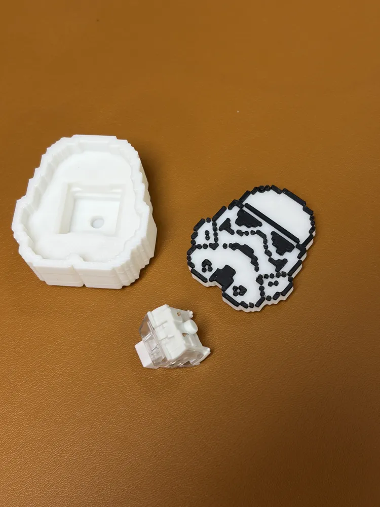 8 Bit Storm Trooper Fidget Clicker - Free 3D Print Model - MakerWorld