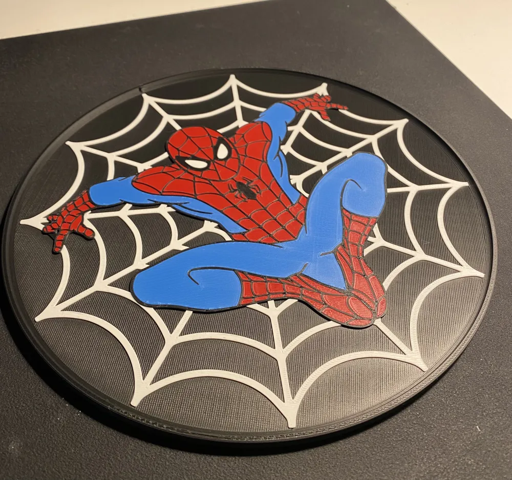 Process Layout Man Plateau en relief Spider-Man | Organiseur de bureau & Vide-poches à ...