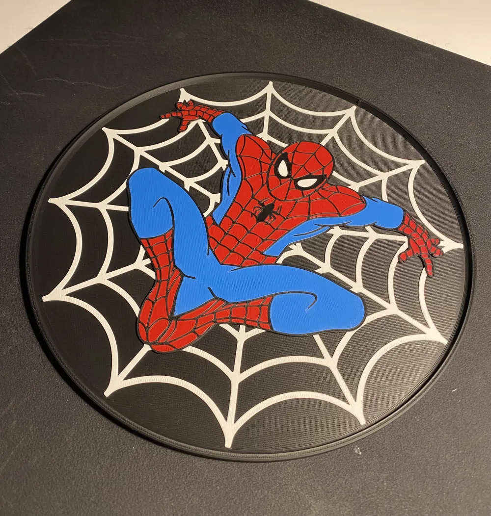 Process Layout Man Plateau en relief Spider-Man | Organiseur de bureau & Vide-poches à ...