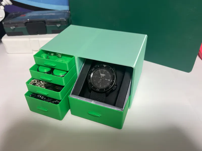 Schmuckkasten für Uhr, Kette, Ringe/Ohrringe