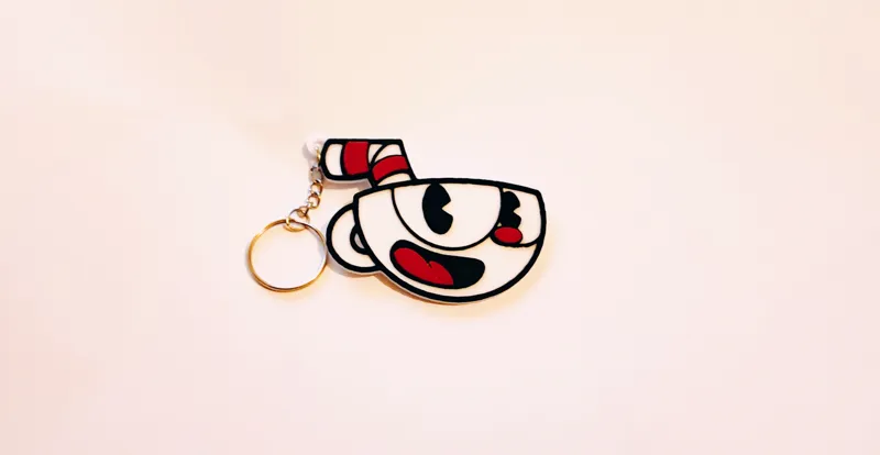 Cuphead keychain (no AMS need)