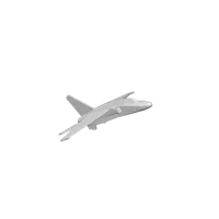 Maquette low poly chasseur JH-7A — photo 3