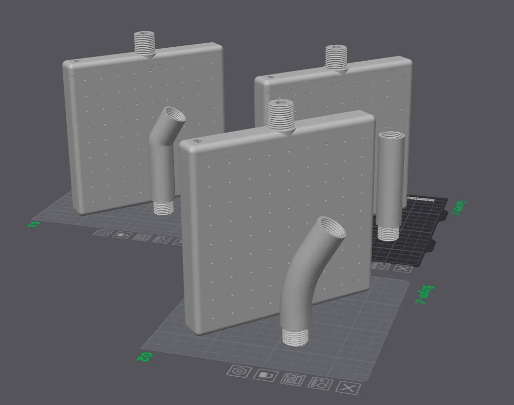 Shower head with 1/2 inch thread by Fanki the Printer MakerWorld