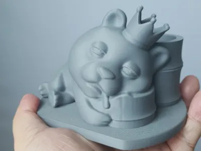 Cute Sleepy Bear Pencil Holder | Free STL