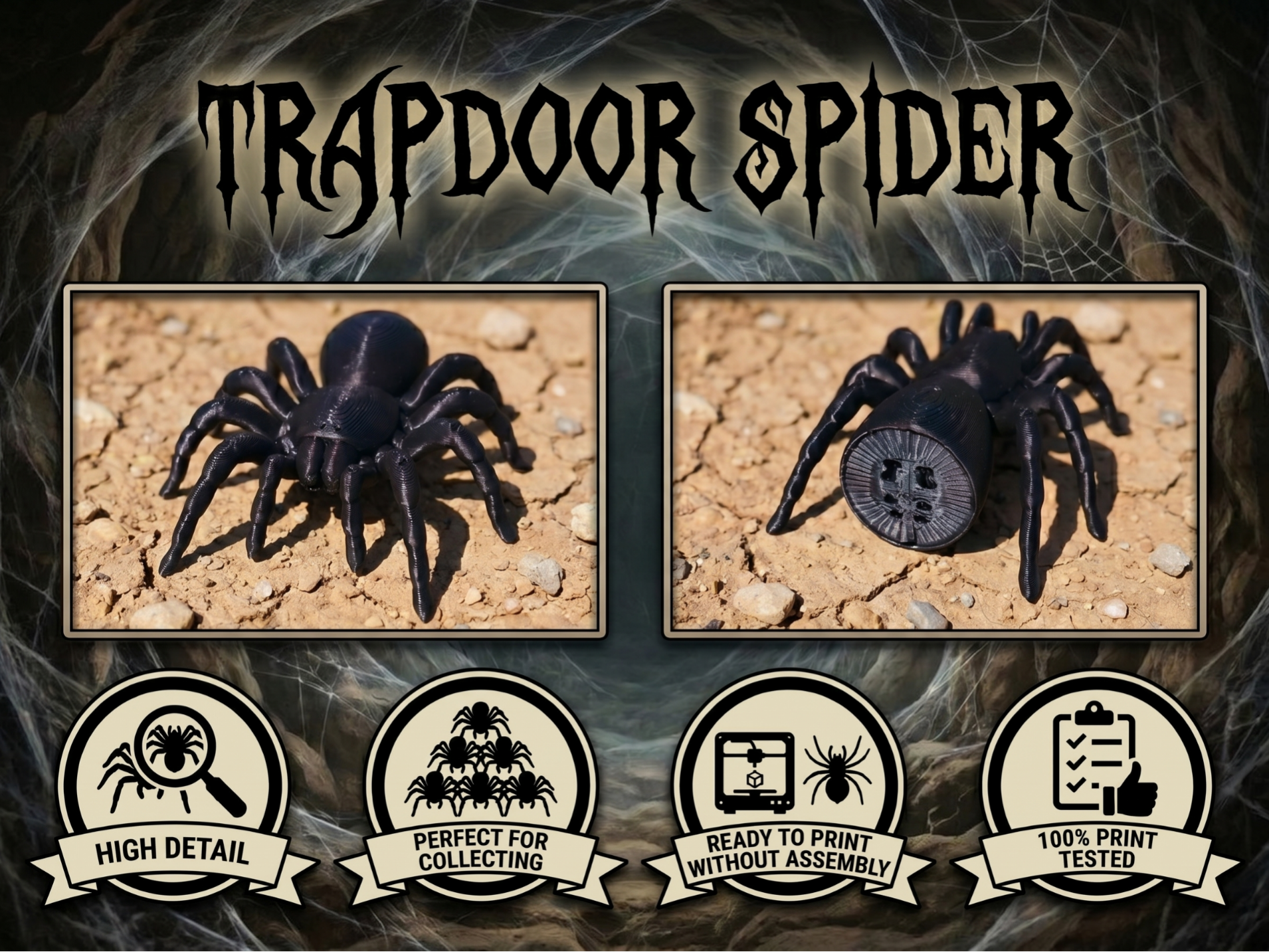 Trapdoor Spider Replica
