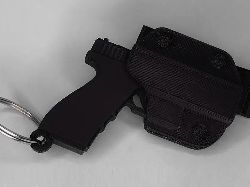 Glock Gun Keychain