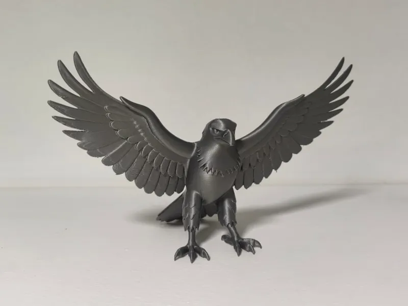 Águia Decorativa Inspirada no Espírito Encarnado