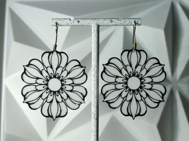 Aretes Loto Nácar