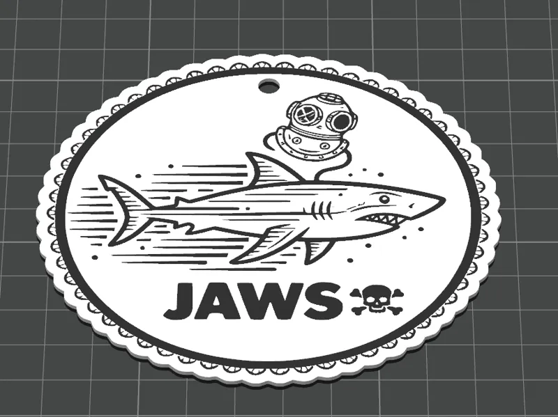 Shark Keychain