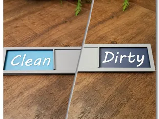 Clean Dirty Dishwasher Sign 