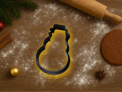 Simple Snowman Cookie Cutter