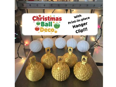 ★ Christmas Deco Knitting Ball Ornament ★