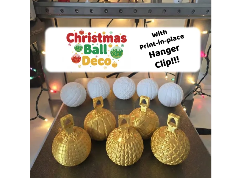 ★ Christmas Deco Knitting Ball Ornament ★