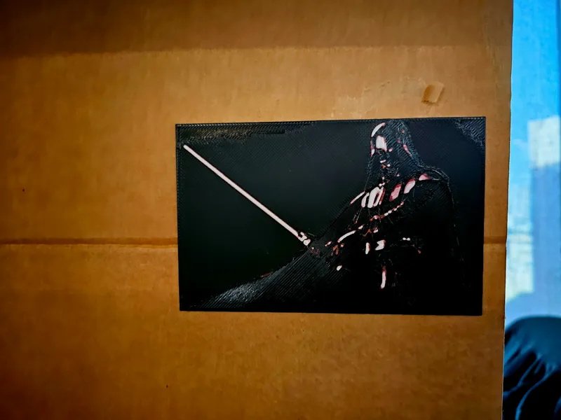 Darth Vader Dark hueforge print