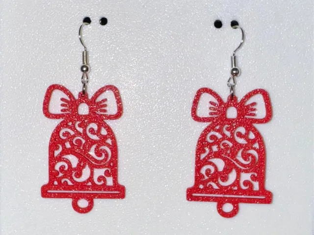 PENDIENTES CAMPANA NAVIDAD