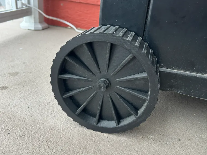 Heavy Duty BBQ Wheel – 7" Replacement