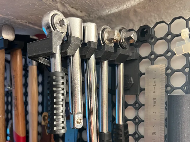 Ratchet wrench holder for multiboard