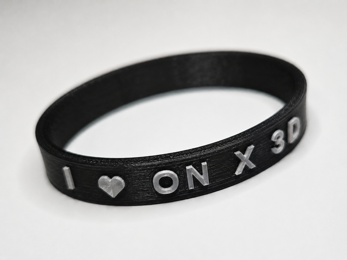 Customizable TPU Wristband - Text, Icons & Colors