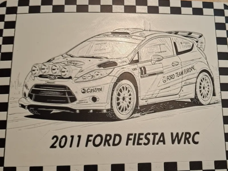 Hueforge Image Of A 2011 Ford Fiesta WRC