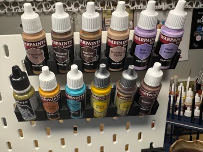 Skadis Angled Paint Rack for Vallejo/Army Painter
