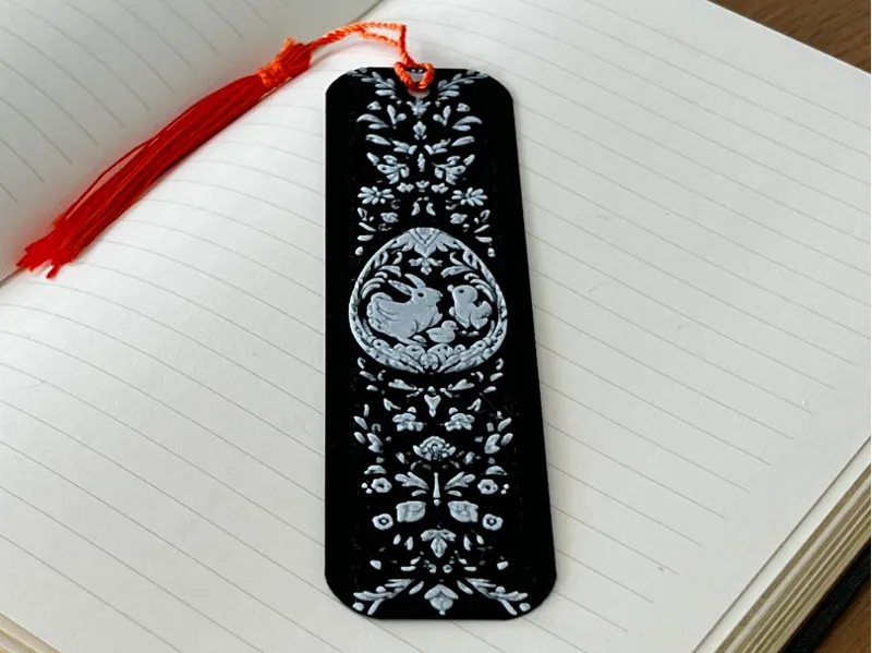 Cute Easter Bunny Hueforge Bookmark