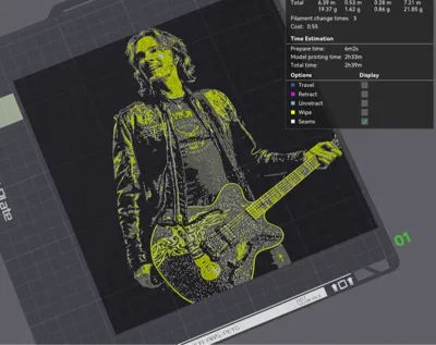 Rick Springfield Hueforge