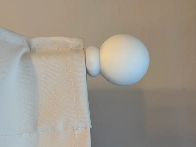 Curtain rod end caps (Ø12-20mm)