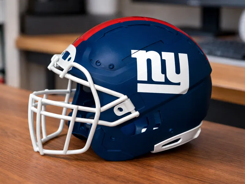 New York Giants Football Helmet - Current w/Stripe