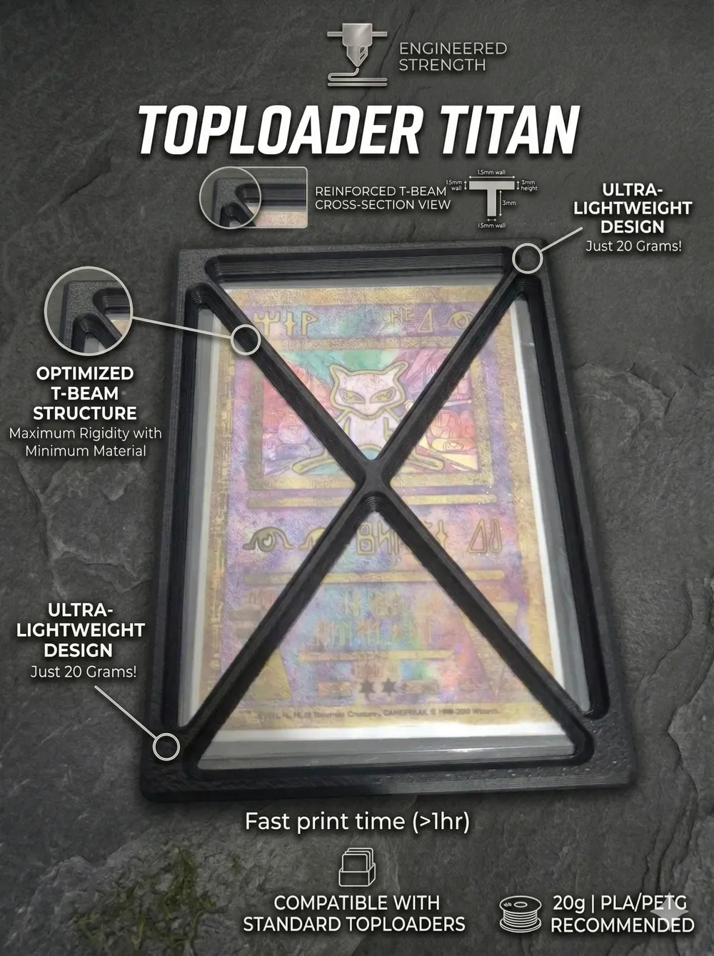 Toploader TITAN: 20g Shipping Shield - Free 3D Print Model - MakerWorld