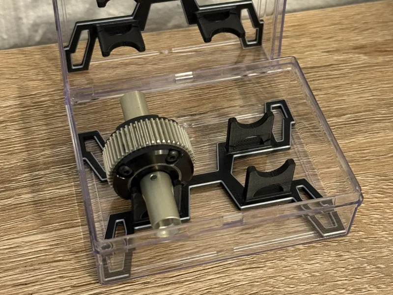 Differential mount for Futaba receiver box