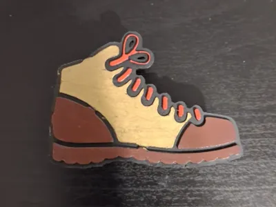 Hiking Boot Wreath Attachment