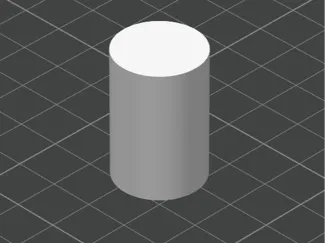 Cylinder for testing the 3d printer