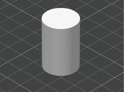 Cylinder for testing the 3d printer