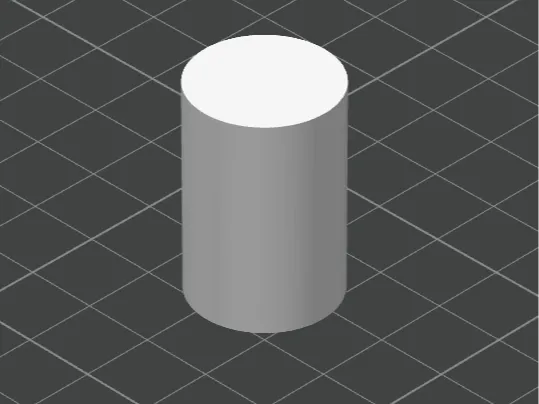 Cylinder for testing the 3d printer