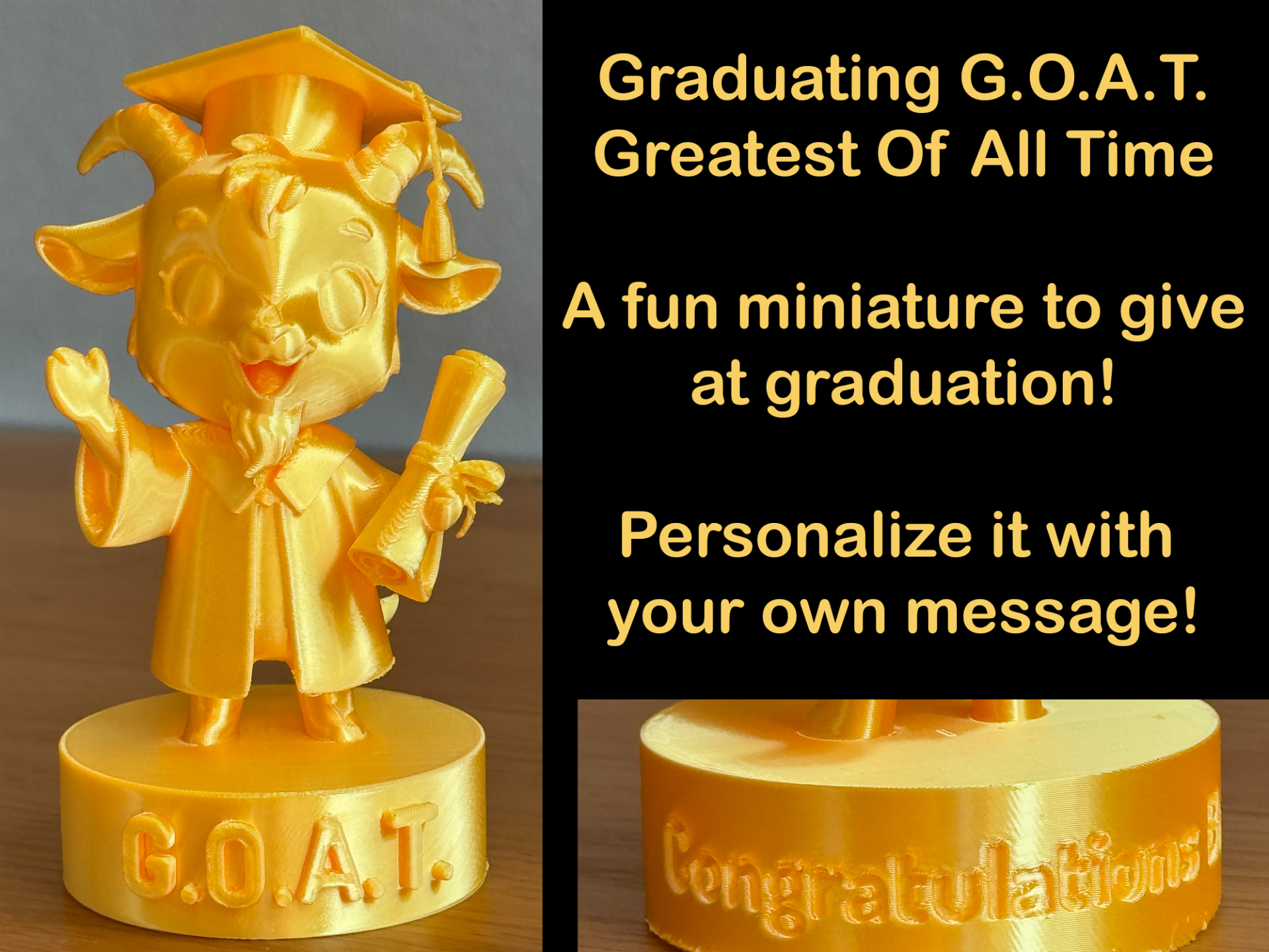 Goat at Graduation, Greatest Of All Time