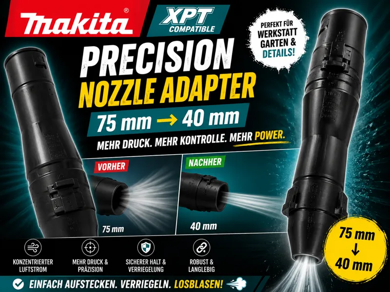 Makita XPT Precision Nozzle Adapter | 75 mm→ 40 mm