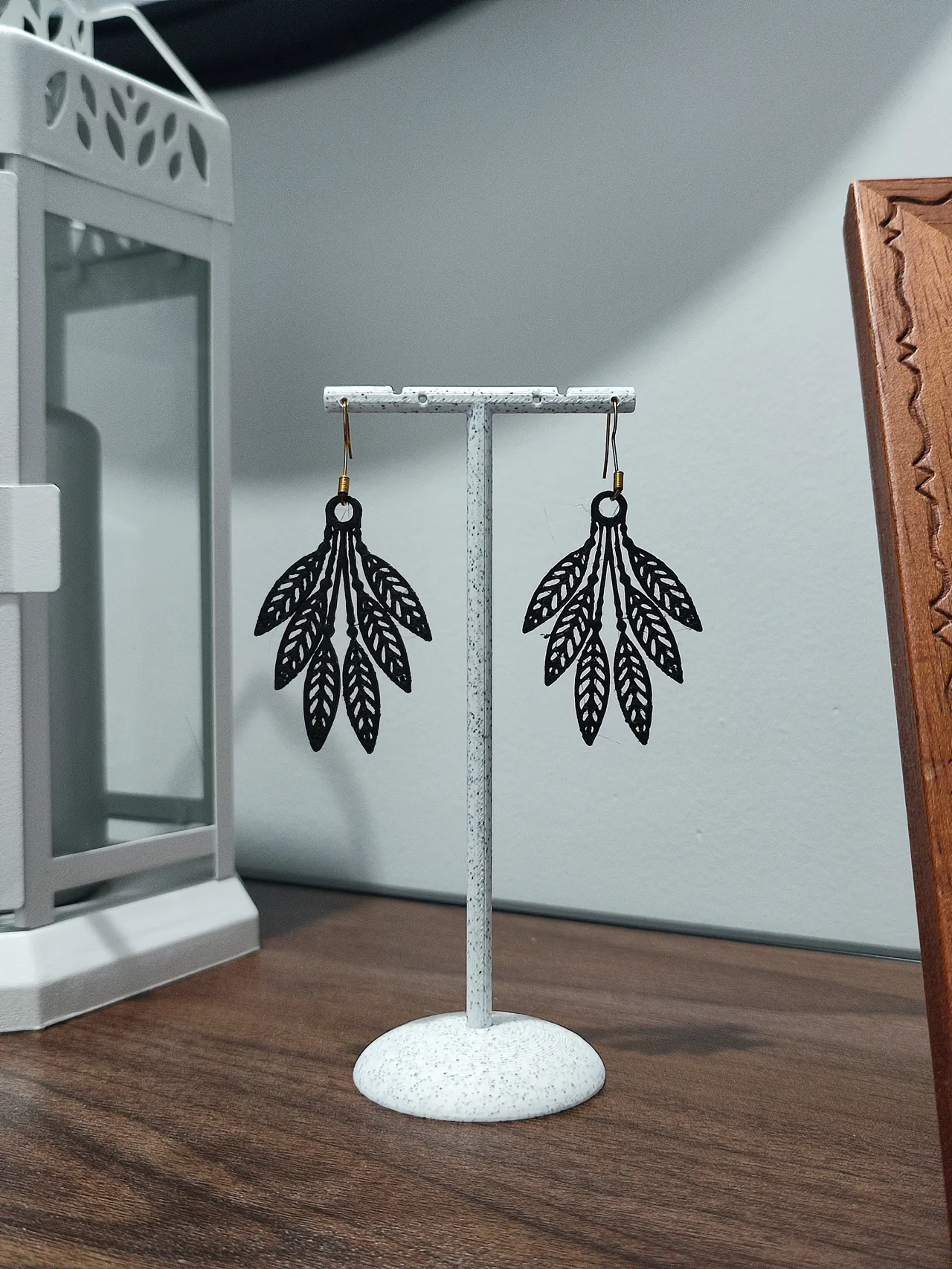 Aretes Hojas de Encaje Eslavo view 2